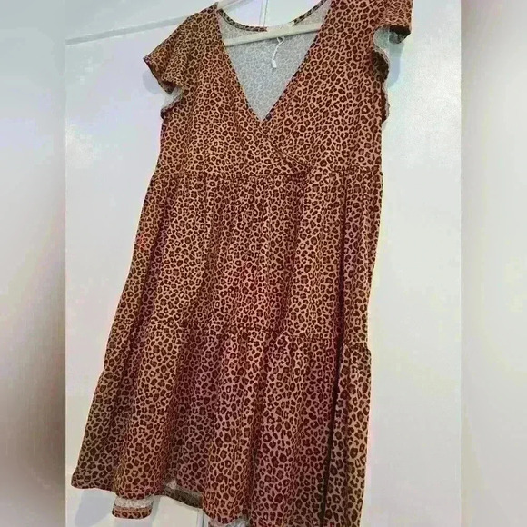 Jessica Simpson Leopard Print Dress - Picture 3 of 6
